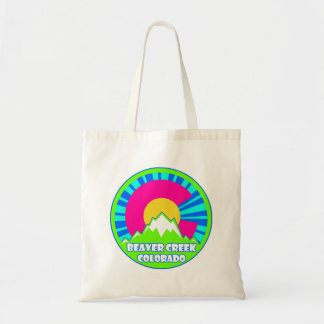 Beaver Creek Colorado Neon Mountains canvas tas