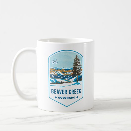 Beaver Creek Colorado Ski Badge Koffiemok (Links)