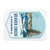 Beaver Creek Colorado Ski Badge Magneet (Horizontaal)