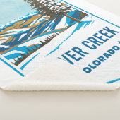 Beaver Creek Colorado Ski Badge Sherpa Deken (3/4)