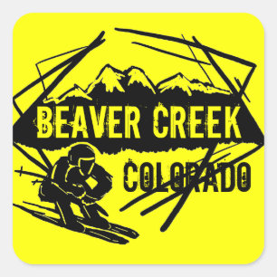 Beaver Creek Colorado ski gele stickers