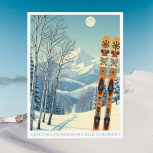 Beaver Creek Colorado ski vakantie Briefkaart