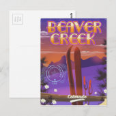 Beaver creek Colorado skiposter Briefkaart (Voorkant / Achterkant)