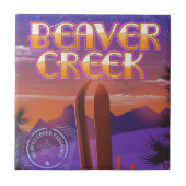 Beaver creek Colorado skiposter Tegeltje (Voorkant)