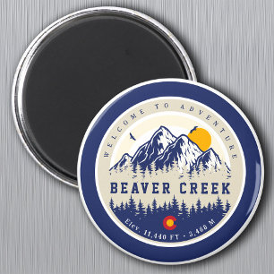 Beaver Creek Colorado Vlag Berg Ski Souvenir Magneet