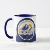 Beaver Creek Colorado Vlag Berg Ski Souvenir Mok (Links)