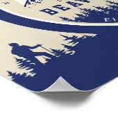 Beaver Creek Colorado Vlag Berg Ski Souvenir Poster (Hoek)