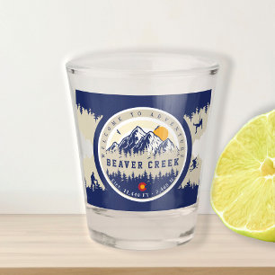 Beaver Creek Colorado Vlag Berg Ski Souvenir Shot Glas