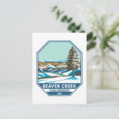Beaver Creek Ski Area Winter Colorado Briefkaart (Staand voorkant)
