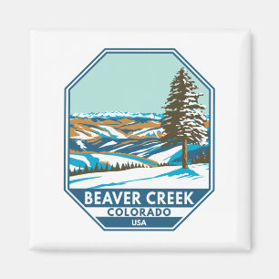 Beaver Creek Ski Area Winter Colorado Magneet