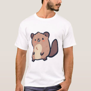Beaver Delight � schattige dierenkunst T-shirt