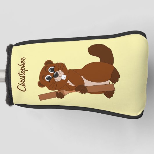 Beaver Design Golfheadcover (Voorkant)