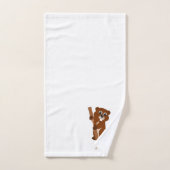 Beaver Design Monogrammed Bad Handdoek (Handdoek)
