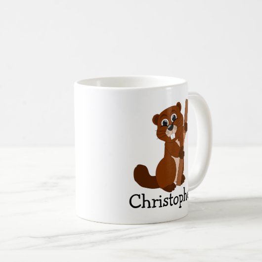 Beaver Design Personalised Koffiemok (Voorkant rechts)