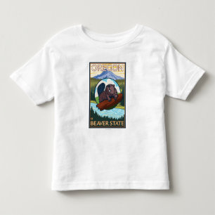 Beaver- en montageketensreis kinder shirts