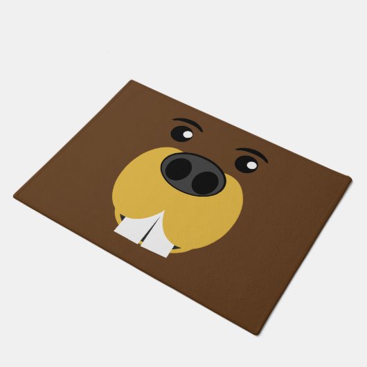 Beaver Face Deurmat (Schuin)