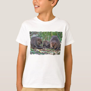 Beaver-familie T-shirt