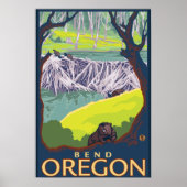Beaver Family - Bend, Oregon Poster (Voorkant)