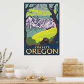 Beaver Family - Corbett, Oregon Poster (Keuken)