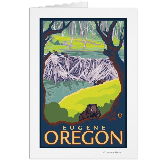 Beaver Family - Eugene, Oregon (Voorkant)