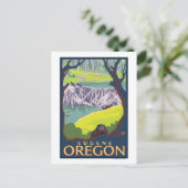 Beaver Family - Eugene, Oregon Briefkaart (Staand voorkant)