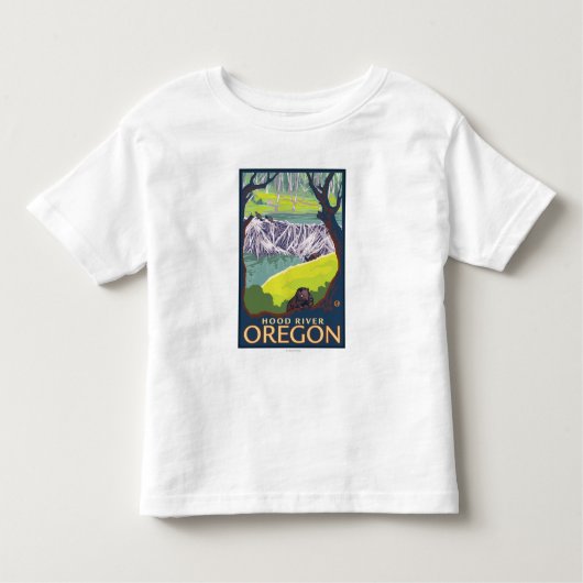 Beaver Family - Hood River, Oregon Kinder Shirts (Voorkant)