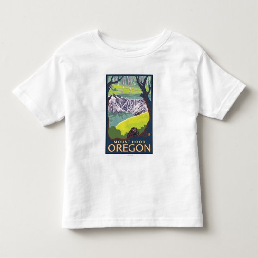 Beaver Family - Mount Hood, Oregon Kinder Shirts (Voorkant)