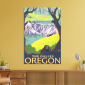Beaver Family - The Dalles, Oregon Canvas Afdruk (Insitu (Woonkamer))