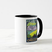 Beaver Family - The Dalles, Oregon Mok (Voorkant rechts)