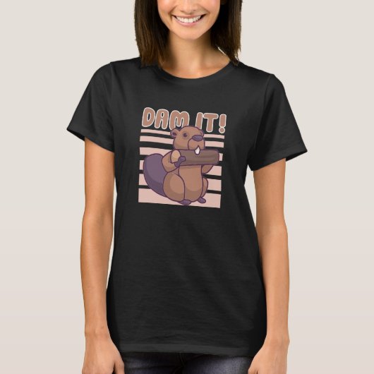Beaver Fan Beaver Beaver T-shirt (Voorkant)