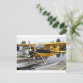 Beaver float plane, Lake Hood, Alaska, Verenigde S Briefkaart (Staand voorkant)