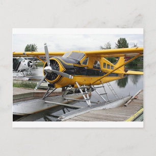 Beaver float plane, Lake Hood, Alaska, Verenigde S Briefkaart