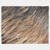 BEAVER FUR FLEECE DEKEN (Voorkant (Horizontaal))