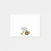 Beaver geeft geen dam post-it® notes (Voorkant)