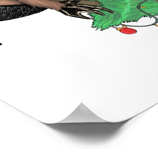 Beaver grappige striptekening poster (Hoek)