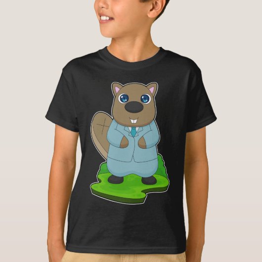 Beaver Groom Pak Bruiloft T-shirt (Voorkant)