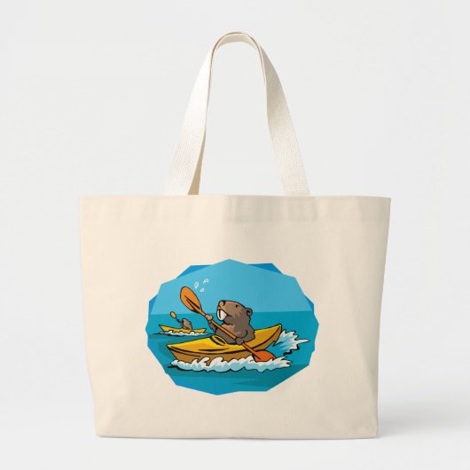 Beaver Grote Tote Bag (Voorkant)