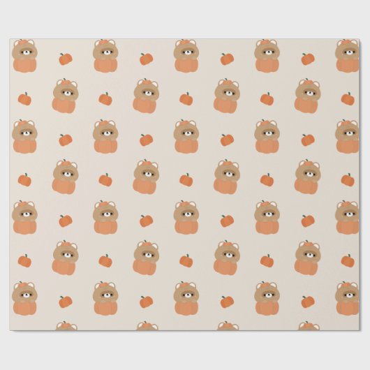 Beaver Halloween Cadeaupapier (Vlak)