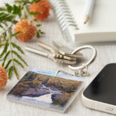 Beaver Herfsten acrylische sleutelketen Sleutelhanger (Voorkant Rechts)