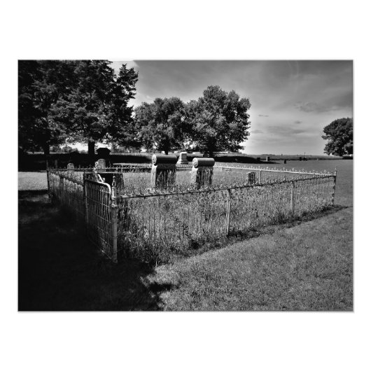 "Beaver Herfsten Cemetery" Fotoprint Foto Afdruk (Voorkant)