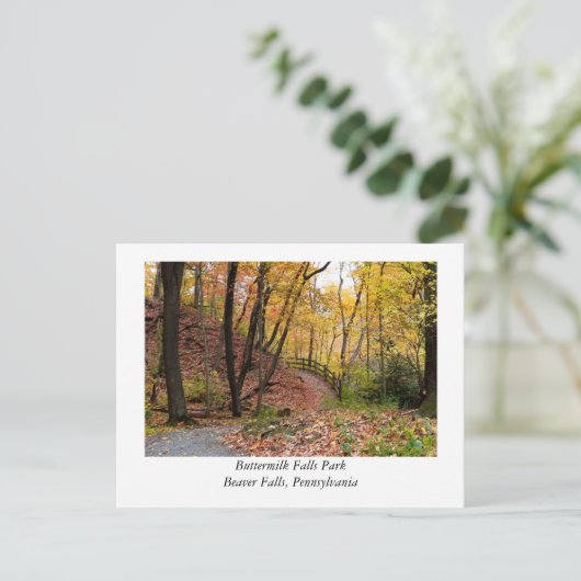 Beaver Herfsten Pennsylvania Briefkaart (Staand voorkant)