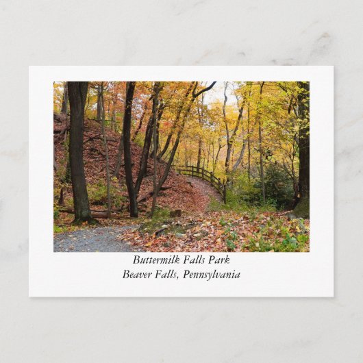 Beaver Herfsten Pennsylvania Briefkaart (Voorkant)