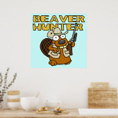 Beaver Hunter Poster (Keuken)