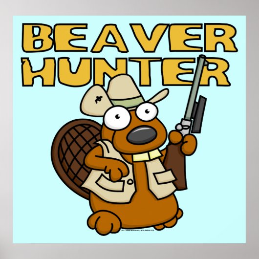 Beaver Hunter Poster (Voorkant)