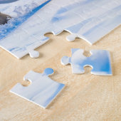 Beaver Ice Bathing in a Striped Swimsuit Legpuzzel (Zijkant)