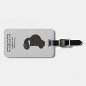 Beaver Icon, Nocturnal Rodent Bagagelabel (Voorkant horizontaal)