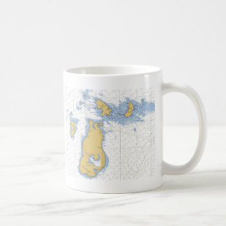 Beaver Island, MI Nautical Chart Koffiemok