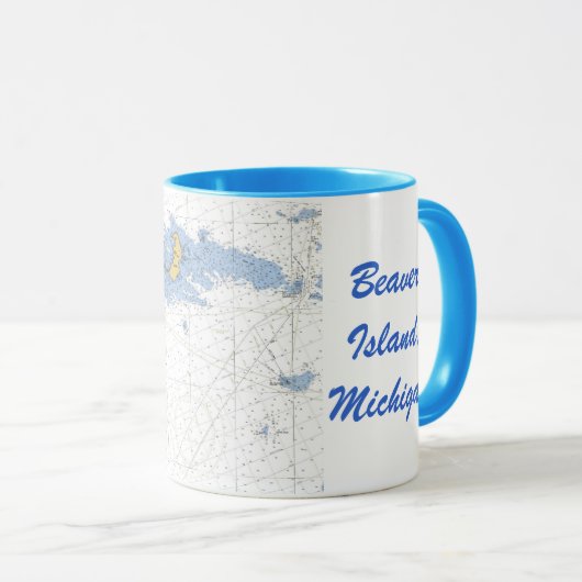 Beaver Island, MI nautical Chart Mok (Voorkant rechts)