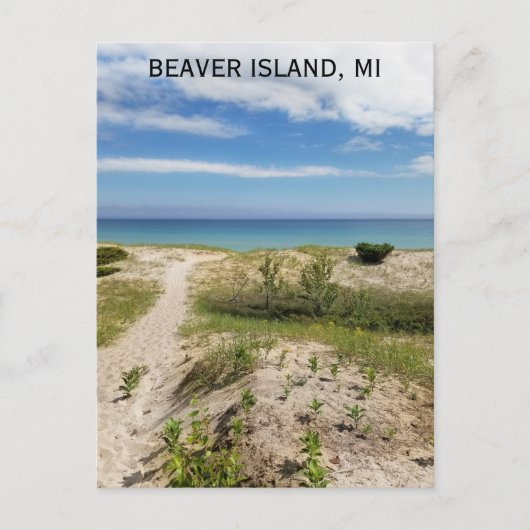Beaver Island Michigan Briefkaart (Voorkant)