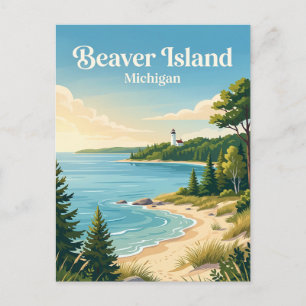 Beaver Island Michigan Briefkaart